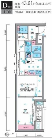GENOVIA東向島skygardenの間取り画像