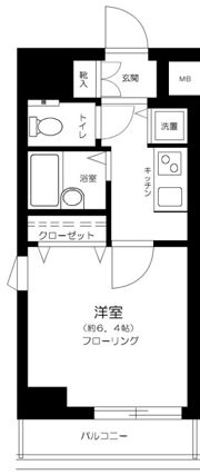 OLIO芝浦の間取り画像