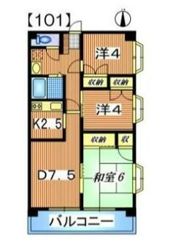 ロングキャッスルⅡの間取り画像