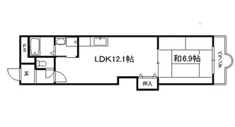 ソレイユ北山の間取り画像