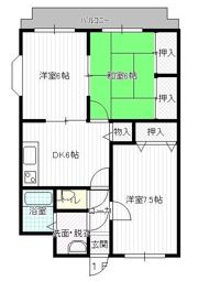 レジデンスミカサの間取り画像
