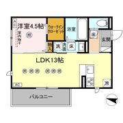 TORISIA飛田の間取り画像