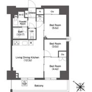 ORSUS AKABANE EASTの間取り画像