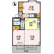 ラ・ビュー参番館の間取り画像