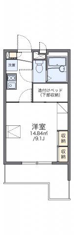 レオパレス大岡壱番館の間取り画像
