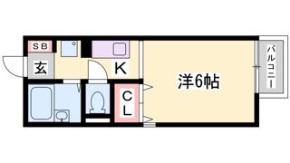 セジュール鈴蘭台の間取り画像