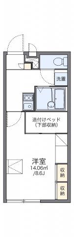 レオパレスサンフラワーⅢの間取り画像