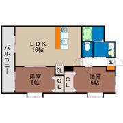 Y.A.F福富東マンションの間取り画像