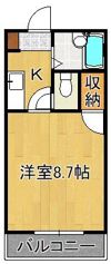 クローバー藤原の間取り画像