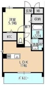 フェリオ(Ferio)新西の間取り画像