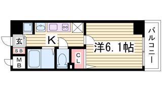 プレサンス神戸プレシャスの間取り画像