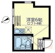 ユナイト塩浜アルベールカミュの間取り画像
