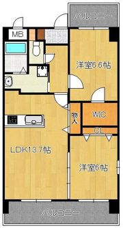 アムール瀬板の森の間取り画像