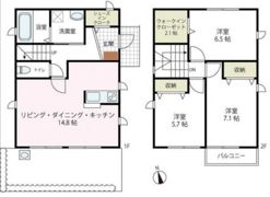 ラフィネ・トレフルC棟の間取り画像