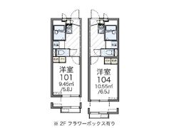 レオパレス宮本相久の間取り画像