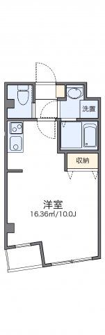 レオパレスエクセルカーサ平和台の間取り画像