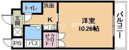 太陽ハイツ南草津IIIの間取り画像