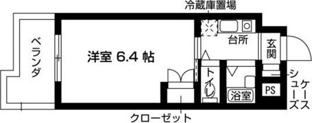 パティオ101の間取り画像