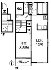 フレシア北町の間取り画像