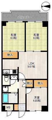 グランドメゾン浅田Iの間取り画像