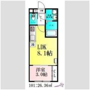 河原町レジデンスB棟の間取り画像