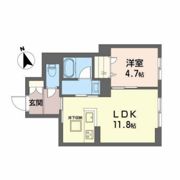 リバーサイド ハナの間取り画像