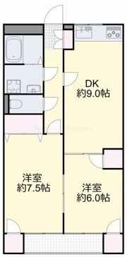 legamem．H．Kの間取り画像