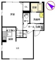 ソラーレS S棟の間取り画像