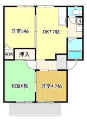Uパーム C棟の間取り画像