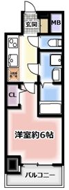 ファーストフィオーレ京橋ノワールの間取り画像