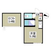 パンシオン南林間B棟の間取り画像