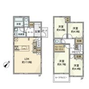 常盤台戸建の間取り画像