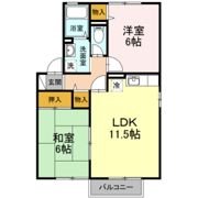 セジュールNANBAの間取り画像