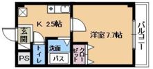スタジオビジュの間取り画像