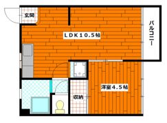 みさきマンションの間取り画像