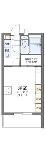レオパレスアモーレの間取り画像
