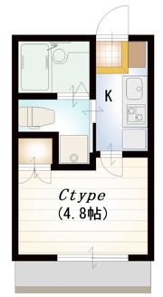 クローバー十二番館の間取り画像