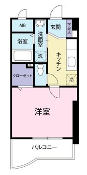 ボニート到津の間取り画像