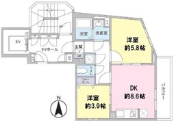 Liberte町屋の間取り画像
