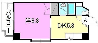 ラッセルスクエア松山市駅 A・B棟の間取り画像
