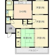 川西ハイツの間取り画像