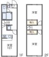 レオパレスシャルマンの間取り画像