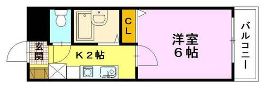 カーサ南堀川の間取り画像
