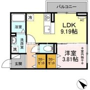 D crest中田本町の間取り画像