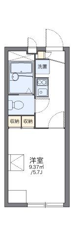 レオパレスグレイス パティオの間取り画像