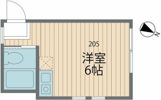 ユナイト井土ヶ谷 サンディアゴの杜201号室の間取り画像