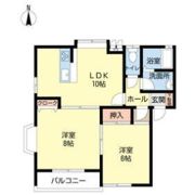 カーサ中山Aの間取り画像