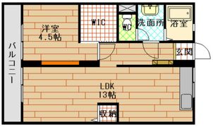 戸坂ラックビルの間取り画像