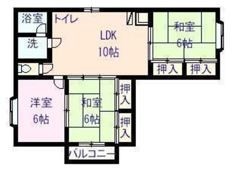 シャルム柳ヶ丘の間取り画像