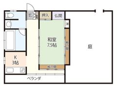 メゾン大須賀の間取り画像